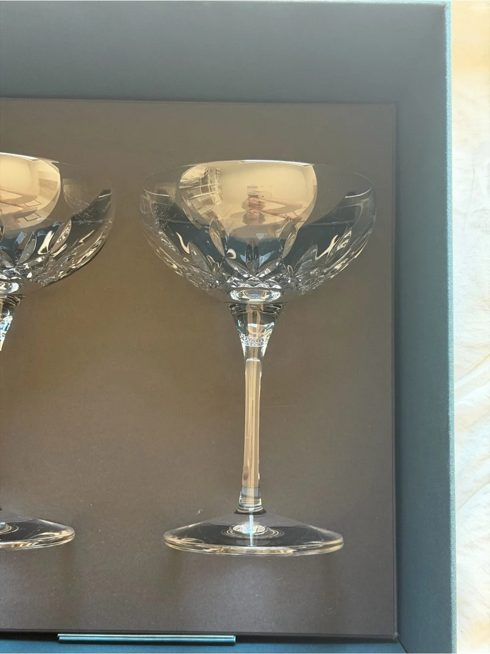 Waterford CHAMPAGNE SAUCER, 9OZ, SET OF 2